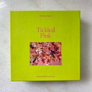PIECEWORK "TICKLED PINK" 500-PIECE PUZZLE